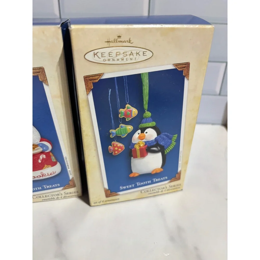Hallmark Keepsake Sweet Tooth Treats Ornaments 2002-2005 Collector's Series Lot